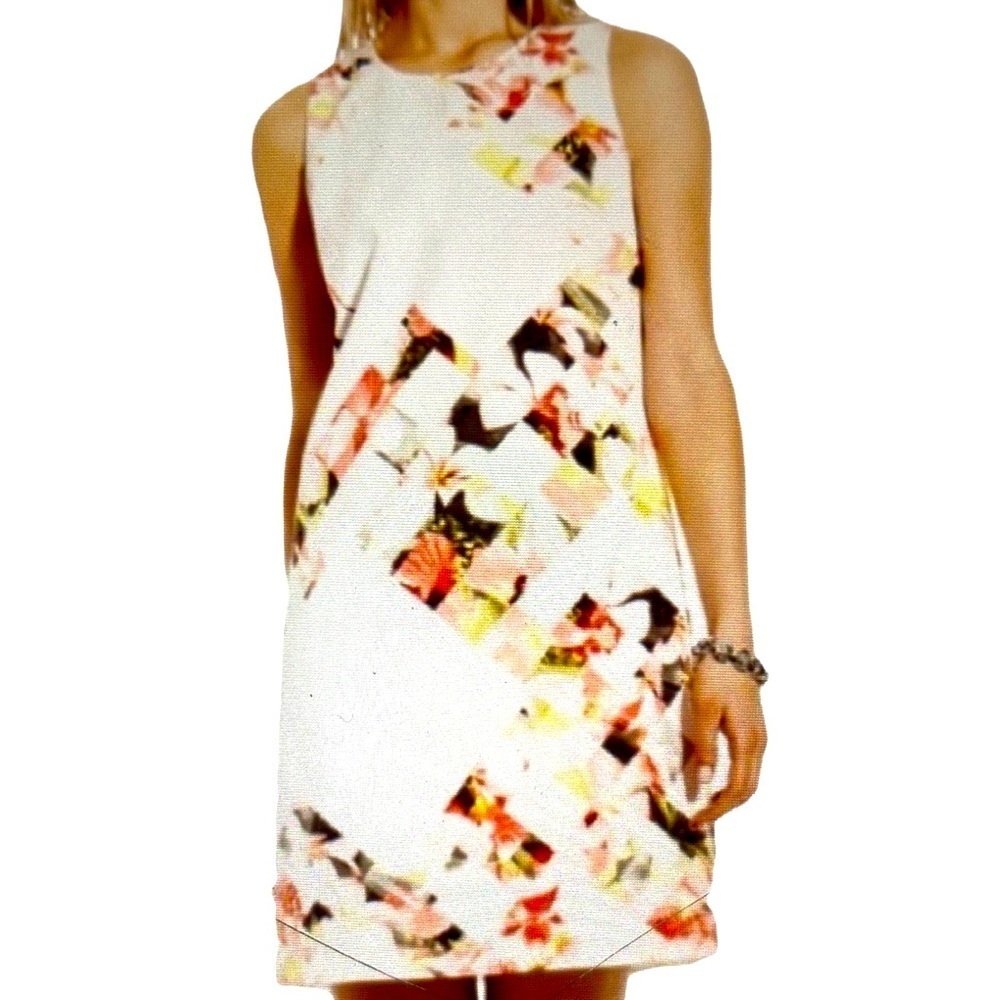 Vince Camuto Broken Snap Shot Floral Dress